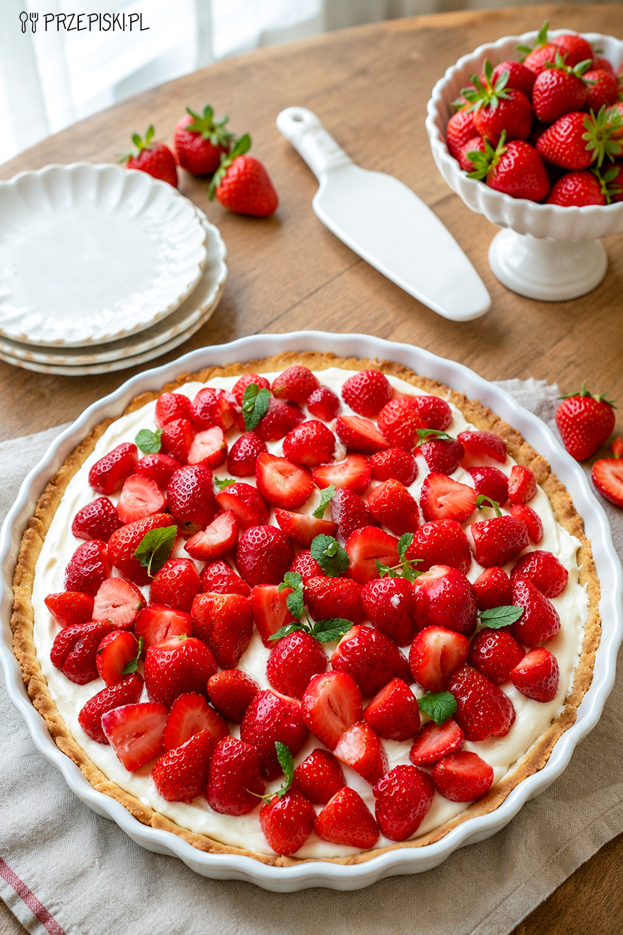 tarta z truskawkami