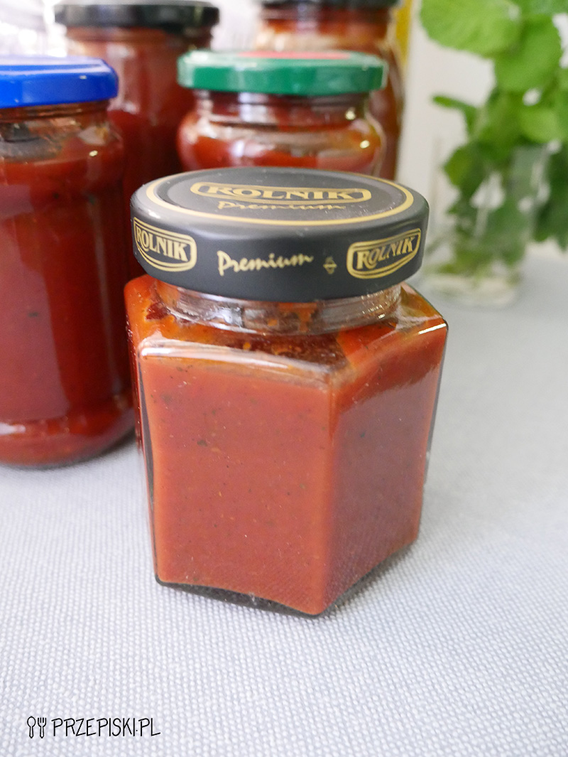 Ketchup z cukinii przepis