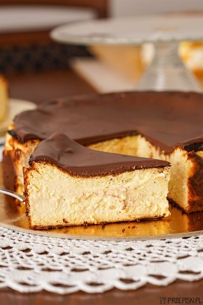 Sernik Baskijski na serkach Almette